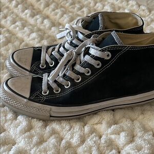 Converse Black and White High-Tops